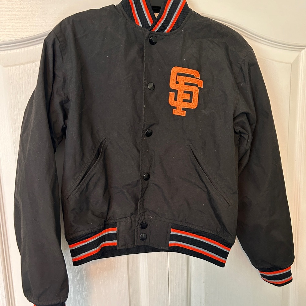 Starter Authentic Vintage San Francisco Giants Youth Varsity Jacket (Small)